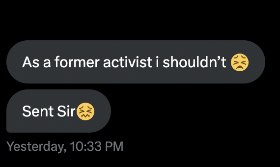PunisherCopDad's tweet photo. Woke libtard activists are two-faced, gay, and spineless. Conservative men always knew that.

I'm not surprised at liberal snakes betraying their dumbass "beliefs" and surrendering to MAGA 💪🏼🇺🇸 https://t.co/6E9LRlI59S