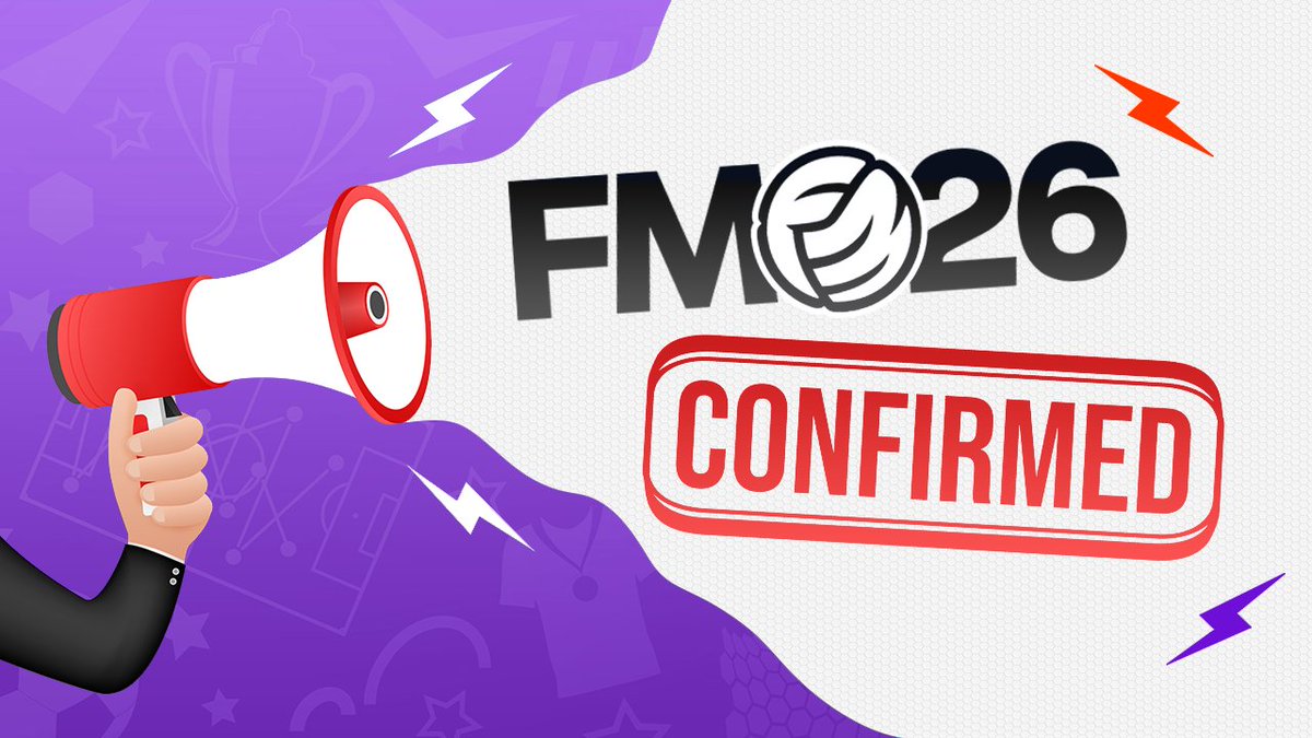 fmscout's tweet image. #FM26 has FINALLY been announced, kinda..😅
@JakeCooperFM breaks down the latest news regarding the Football Manager series following a Sega report mentioning the game & even a potential release date!👀🤞🏻
Do you think we will hear about the game soon?🤔
youtube.com/watch?v=3YVQIM…