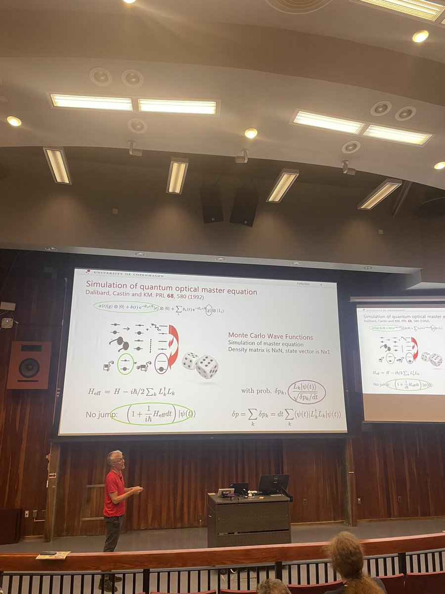 Machiel Blok (@machielsblok) on Twitter photo Beautiful tutorial talk by Klaus Mølmer reviewing quantum trajectories including illustrations he used in his talk at CQO in Rochester 30 years ago
<a href="/CCQS_UofR/">Rochester Coherence and Quantum Science Conference</a> Beautiful tutorial talk by Klaus Mølmer reviewing quantum trajectories including illustrations he used in his talk at CQO in Rochester 30 years ago
<a href="/CCQS_UofR/">Rochester Coherence and Quantum Science Conference</a>