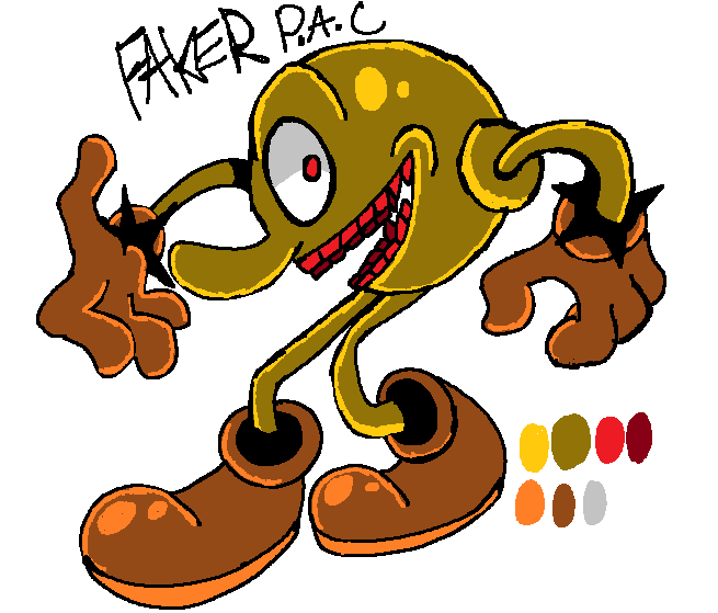 Gabe_Jana's tweet photo. Faker P.A.C #exeoc #pacmanexe #pacman #execommunity #exe #mspaint #PACsweep https://t.co/vRB4zTieTx