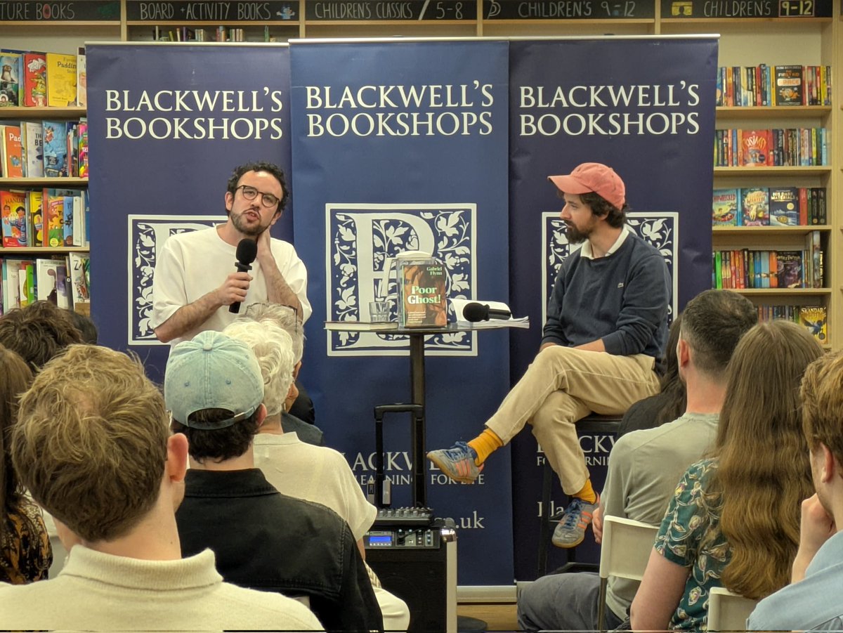BlackwellsManchester (@blackwellsmcr) on Twitter photo What a great night listening to Gabriel Flynn discuss his debut novel Poor Ghost with <a href="/acottrellboyce/">Aidan Cottrell Boyce</a>. Touching on class, storytelling and Gabriel's evocative depiction of Manchester (fishing for hand grenades with magnets, anyone?). Pick up a signed copy while you can! What a great night listening to Gabriel Flynn discuss his debut novel Poor Ghost with <a href="/acottrellboyce/">Aidan Cottrell Boyce</a>. Touching on class, storytelling and Gabriel's evocative depiction of Manchester (fishing for hand grenades with magnets, anyone?). Pick up a signed copy while you can!