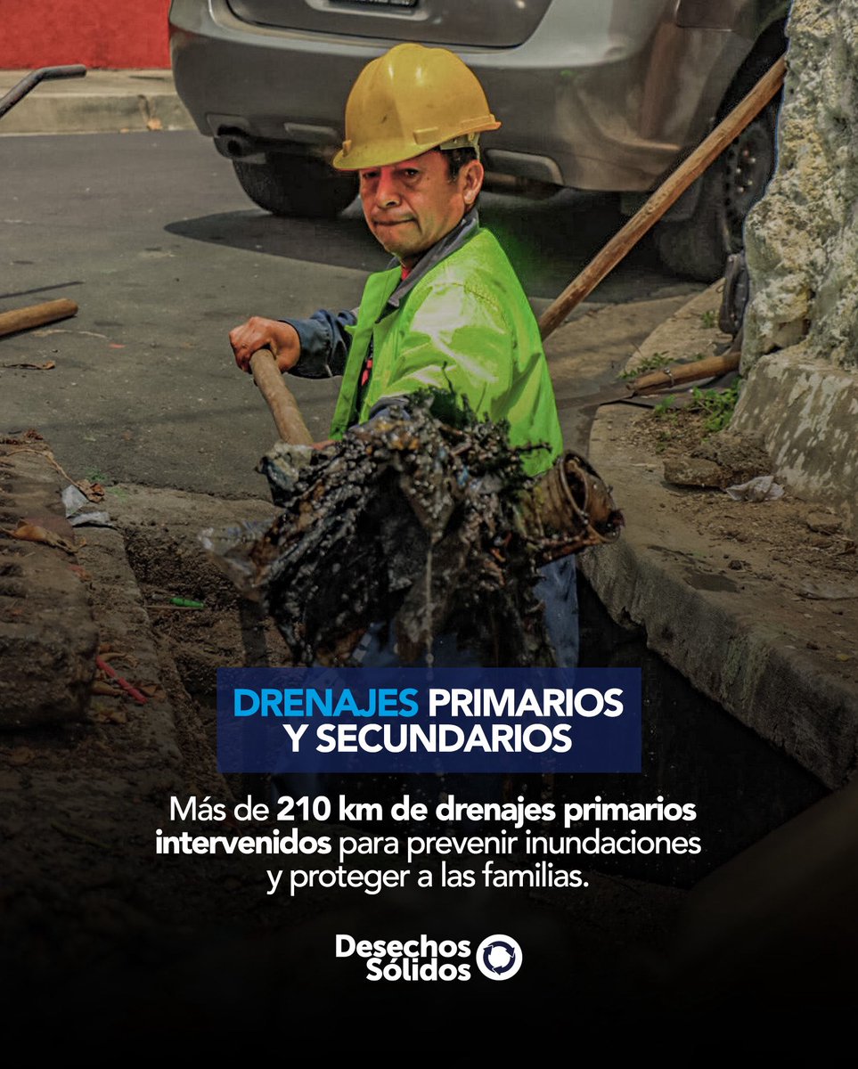¡4 años cuidando vidas!

Gracias a una gestión preventiva y técnica, hoy San Salvador está mejor preparado ante las lluvias 🌧️.
La limpieza de drenajes no solo mejora el flujo del agua, también salva hogares y vidas. 🏠🛡️

Comprometidos con una ciudad más segura. 💪