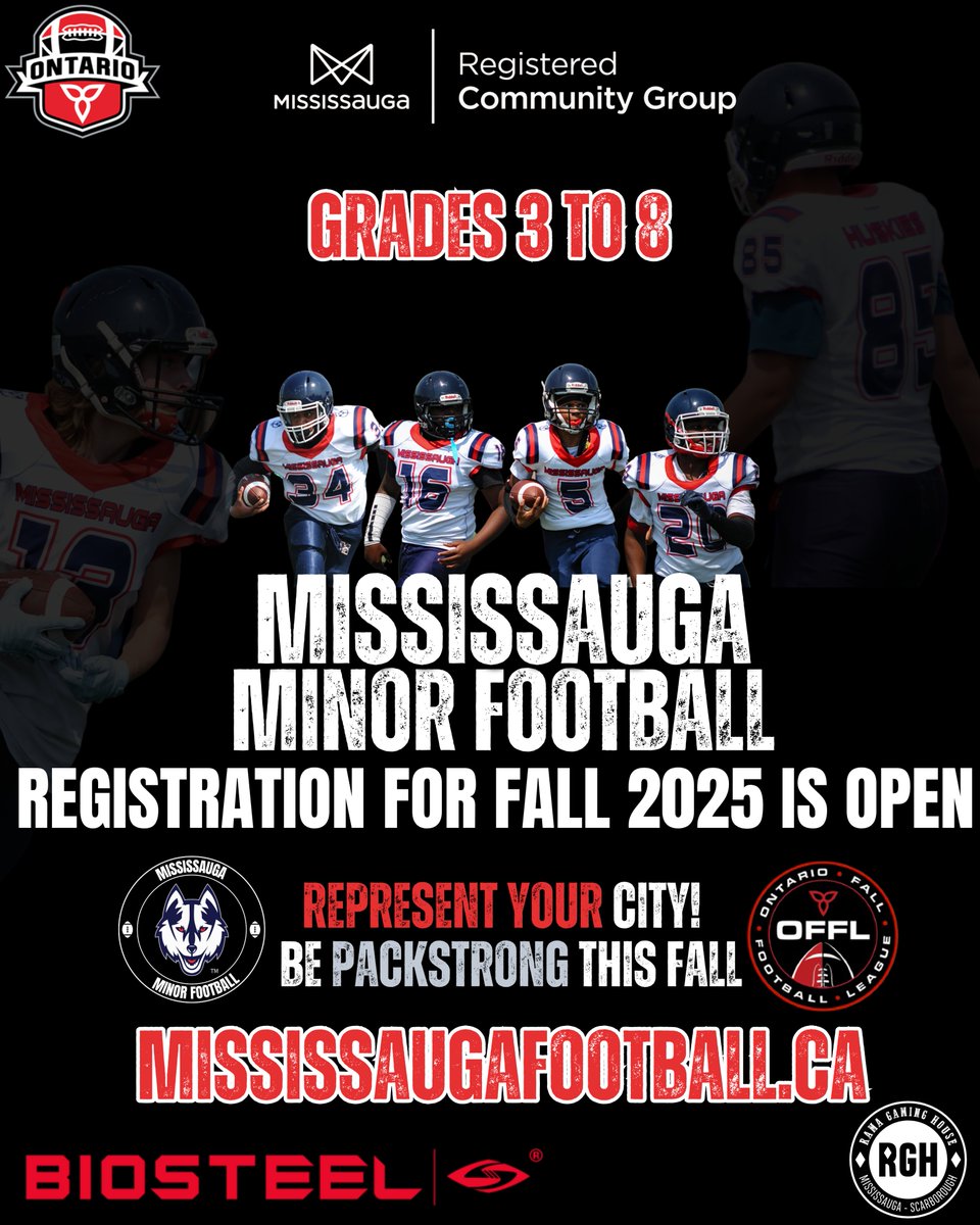 Its TIME FOR FALL FOOTBALL IN  MISSISSAUGA!! Please share with those who love #football in #mississauga ! #MISSISSAUGAFOOTBALL