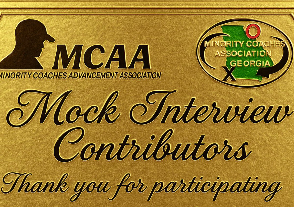 Along with the Minority Coaches Association of Georgia we thank the following universities for their representatives’ participation in the 2025 Mock Interview process:
NIU, UIW, Penn State, Nebraska, HCU, Baylor, Middle Tennessee, CSU Bakersfield, Ole Miss, ACU, and Pitt.<a href="/MCAOFGA/">Minority Coaches Assoc of GA</a>