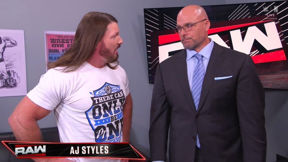 Adam Pearce says that Dominik Mysterio is injured and his match with AJ Styles at Night of Champions is now off. 

#WWERAW