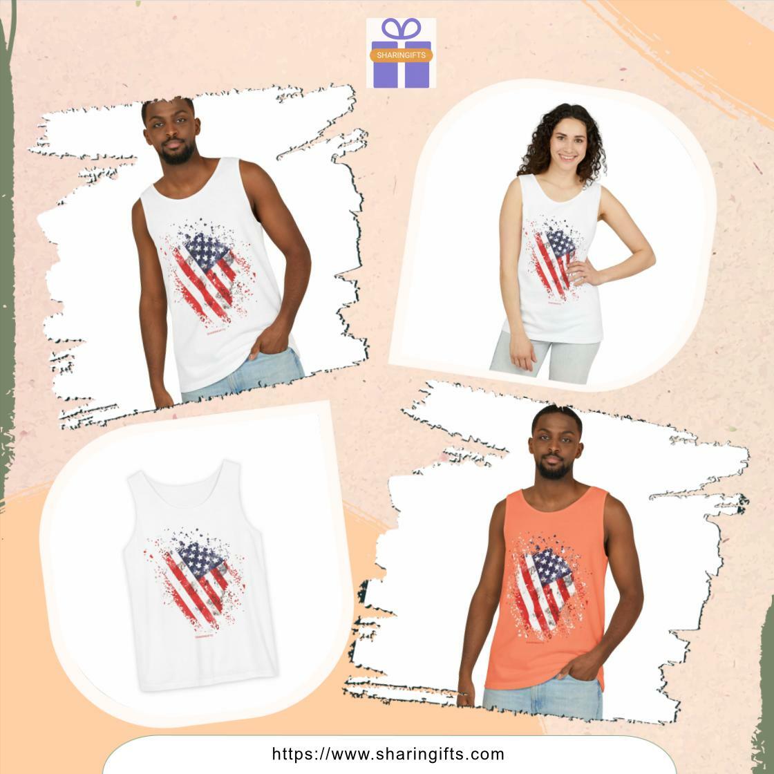 sharingifts's tweet image. Exquisite! Captivating! American Flag Tank Top - Summer Patriotic Apparel. Unwrap Happiness! Shop Today! 
sharingifts.com/explore-gifts/…
#CustomizedKeepsakes #CreateConnections