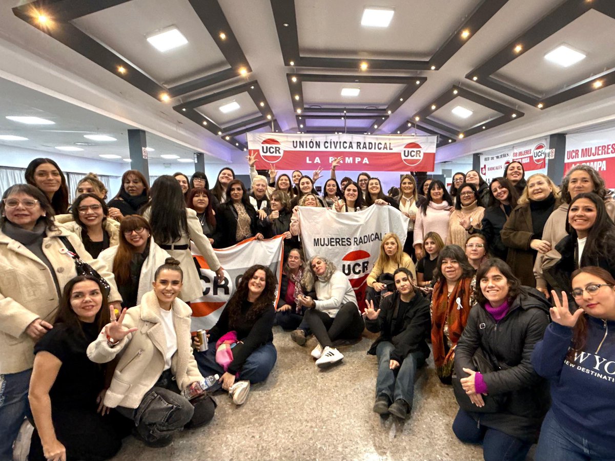 🔴⚪️Estuvimos en el 12° Encuentro Nacional de Mujeres Radicales en La Pampa.