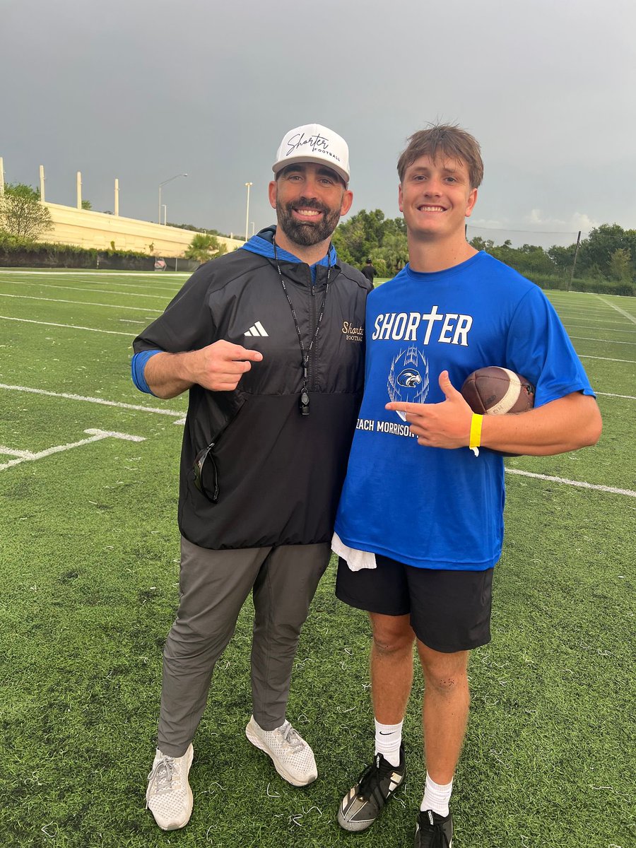 Derek Hardie - Athlete (@athletederek) on Twitter photo I had a great trip to Tampa to meet Coach <a href="/coachmorrison58/">Zach Morrison</a> and Coach @laneknost with Shorter University Football. <a href="/Shorter_FB/">Shorter Hawks Football</a> <a href="/bhernyscoutguy/">Brian Herny</a> @RecruitingBH <a href="/CoachRGarth/">Coach OG</a> <a href="/j_pearce7/">Jonathan Pearce</a> <a href="/NeaseFTBL/">NEASE FOOTBALL</a> I had a great trip to Tampa to meet Coach <a href="/coachmorrison58/">Zach Morrison</a> and Coach @laneknost with Shorter University Football. <a href="/Shorter_FB/">Shorter Hawks Football</a> <a href="/bhernyscoutguy/">Brian Herny</a> @RecruitingBH <a href="/CoachRGarth/">Coach OG</a> <a href="/j_pearce7/">Jonathan Pearce</a> <a href="/NeaseFTBL/">NEASE FOOTBALL</a>