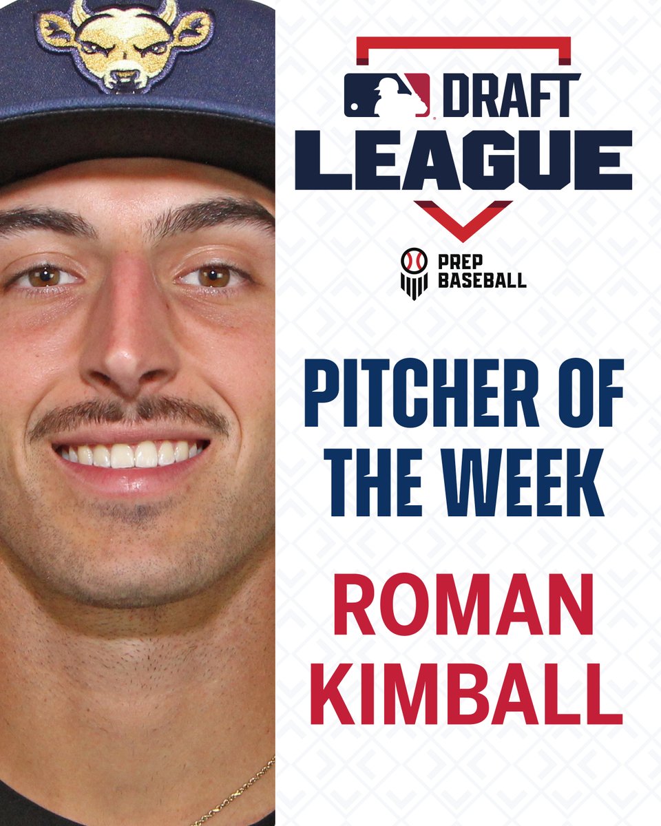 State College Spikes (@scspikes) on Twitter photo Congratulations to Spikes right-hander <a href="/rkimball02/">Roman Kimball</a>, who earned <a href="/mlbdraftleague/">MLB Draft League</a> Pitcher of the Week honors for June 16-21, 2025!
Find out more about Roman's award here: mlbdraftleague.com/state-college/… Congratulations to Spikes right-hander <a href="/rkimball02/">Roman Kimball</a>, who earned <a href="/mlbdraftleague/">MLB Draft League</a> Pitcher of the Week honors for June 16-21, 2025!
Find out more about Roman's award here: mlbdraftleague.com/state-college/…