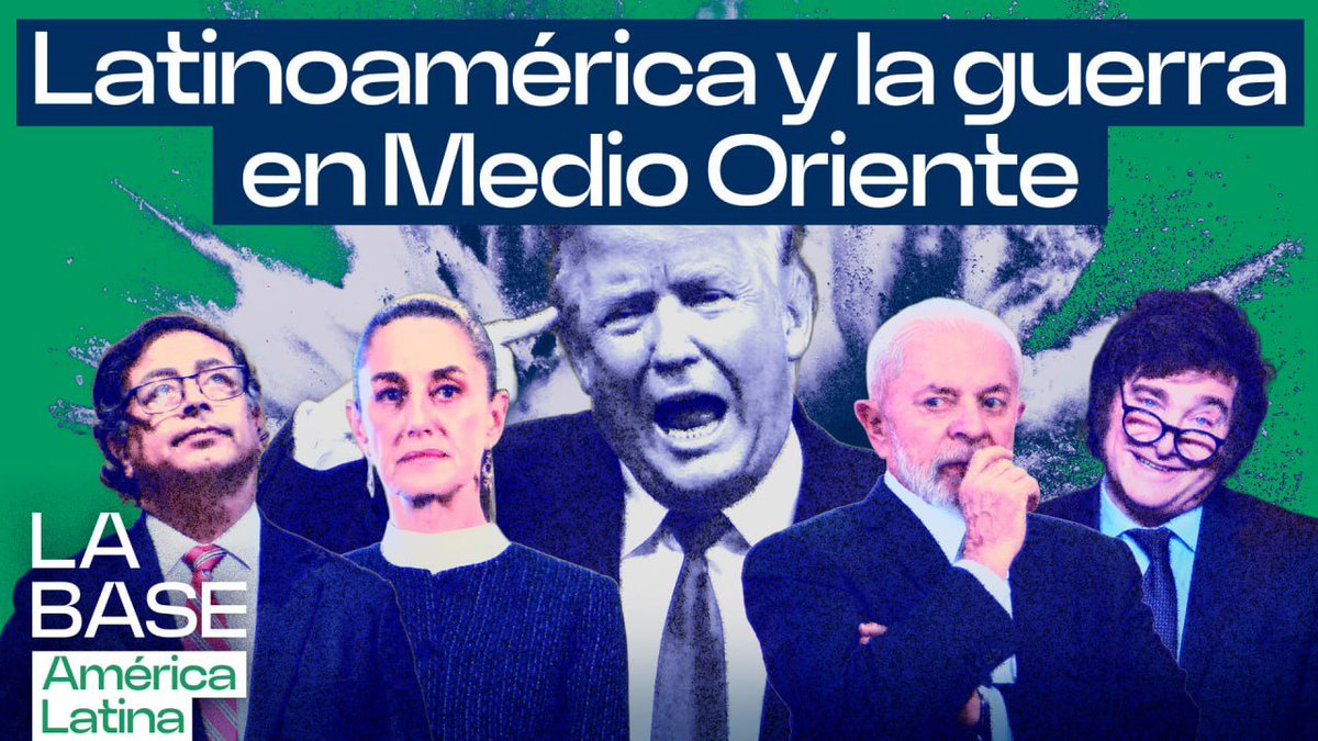 #LaBaseAmLat 1x09 | América Latina frente al ataque de EEUU contra Iran

📺 youtu.be/7fL7qVM4YiY

🎙 go.ivoox.com/rf/150926918

Si puedes colaborar 👉 apoya.canalred.tv