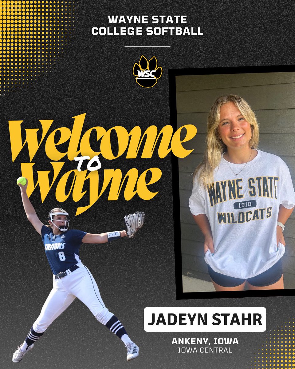 WSC Softball (@wscwildcatsb) on Twitter photo ππππ’ππ’ππ₯π₯π² π ππ’π₯ππππ πΌ
Welcome to Wayne, <a href="/jadeyn_stahr/">Jadeyn Stahr</a> !
#GoCats ππππ’ππ’ππ₯π₯π² π ππ’π₯ππππ πΌ
Welcome to Wayne, <a href="/jadeyn_stahr/">Jadeyn Stahr</a> !
#GoCats