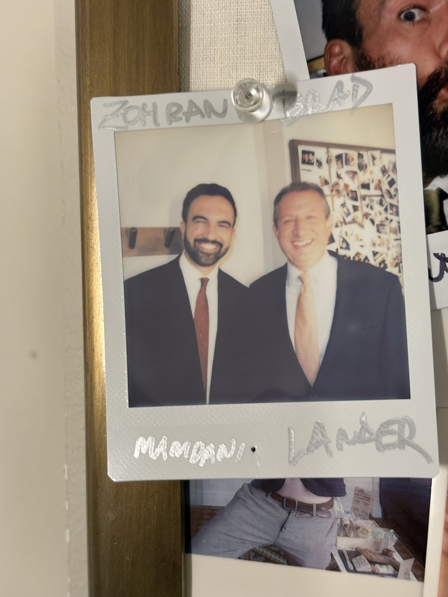 Zohran Kwame Mamdani (@zohrankmamdani) on Twitter photo Officially on the <a href="/colbertlateshow/">The Late Show</a> green room wall with <a href="/bradlander/">Brad Lander</a>.
Tune in tonight at 11:35pm! Officially on the <a href="/colbertlateshow/">The Late Show</a> green room wall with <a href="/bradlander/">Brad Lander</a>.
Tune in tonight at 11:35pm!
