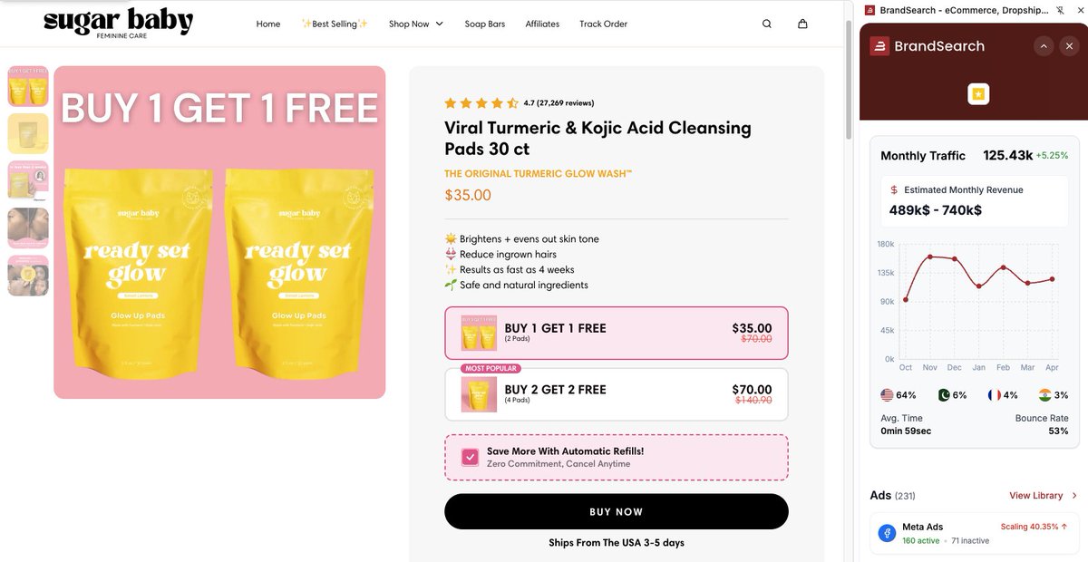 Great example of branding,

And whitelabeling a proven prod,

I prefer selling "saturated" prods that have proven demand, 

Because at least I know there's demand, 

Instead of waiting for a "winning" prod that comes once a month...