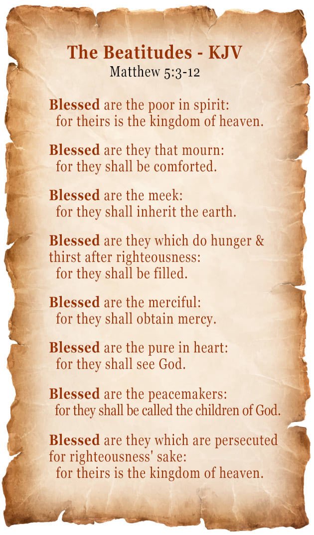 Why do we often debate placing the Ten Commandments in schools and government buildings, but rarely discuss embracing the New Covenant and the Beatitudes instead? 
The Beatitudes teach us values like compassion, humility, and a commitment to justice—principles that can have a