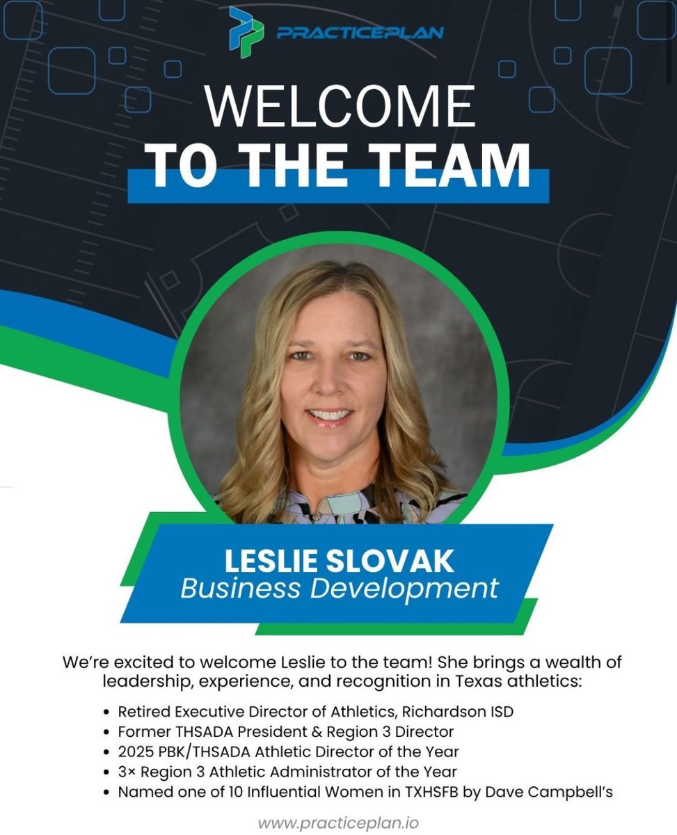 Excited about this next chapter! Blessed to join this amazing team. PracticePlan streamlines the rental process for school districts, colleges, churches and club facilities.
