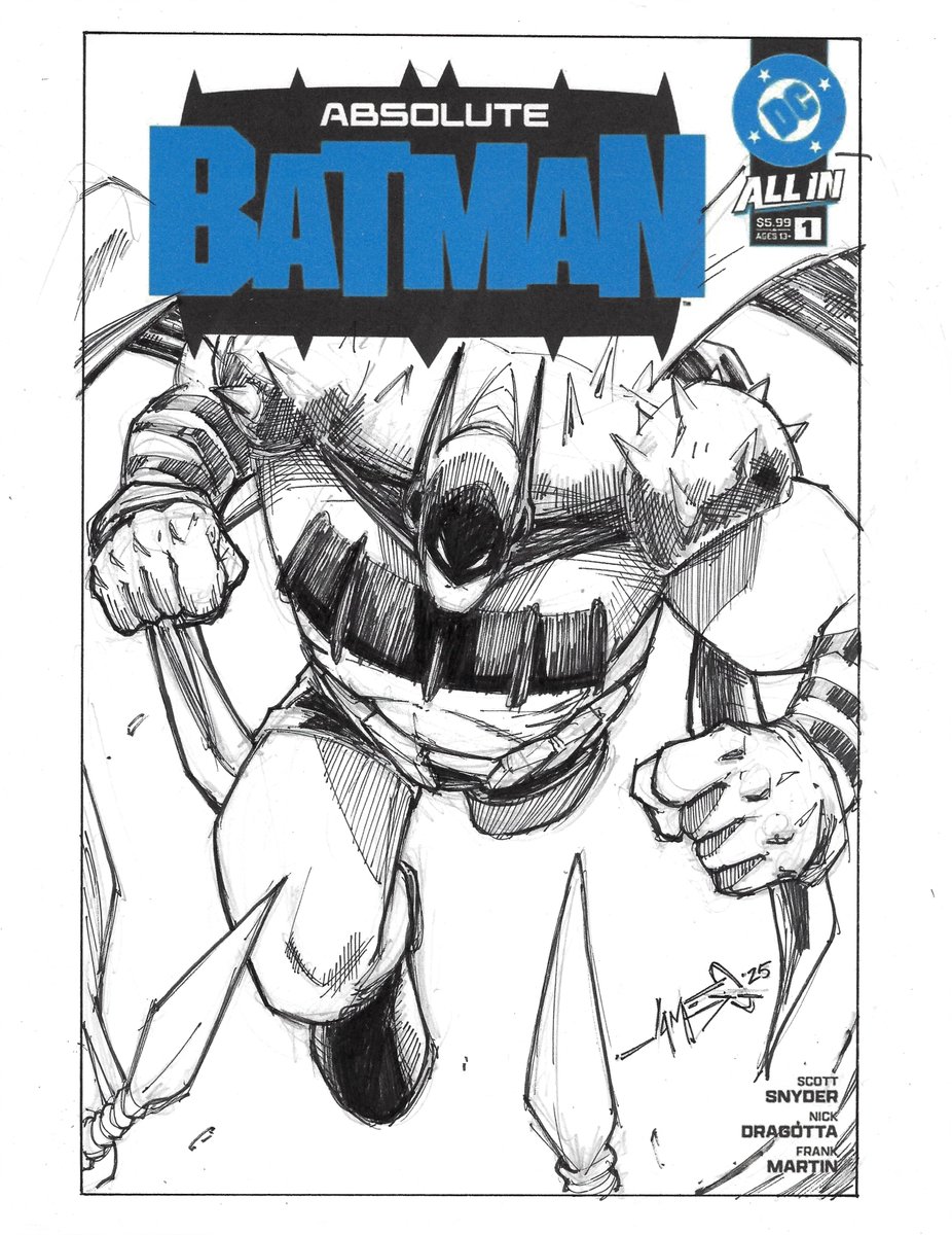 AlphaRedComic's tweet image. If you missed my Sunday Night Draw Stream, you can catch it here! I'm still lovin' Absolute Batman!
youtube.com/live/3-_YQqAJe… @DCOfficial @ScottSnyder_CMG @JimLee @RevansSaber @Billydjdog @ArtsyKenB #absolutebatman ShopAlphaRed.com @spicemaster77 @NicholasGeer