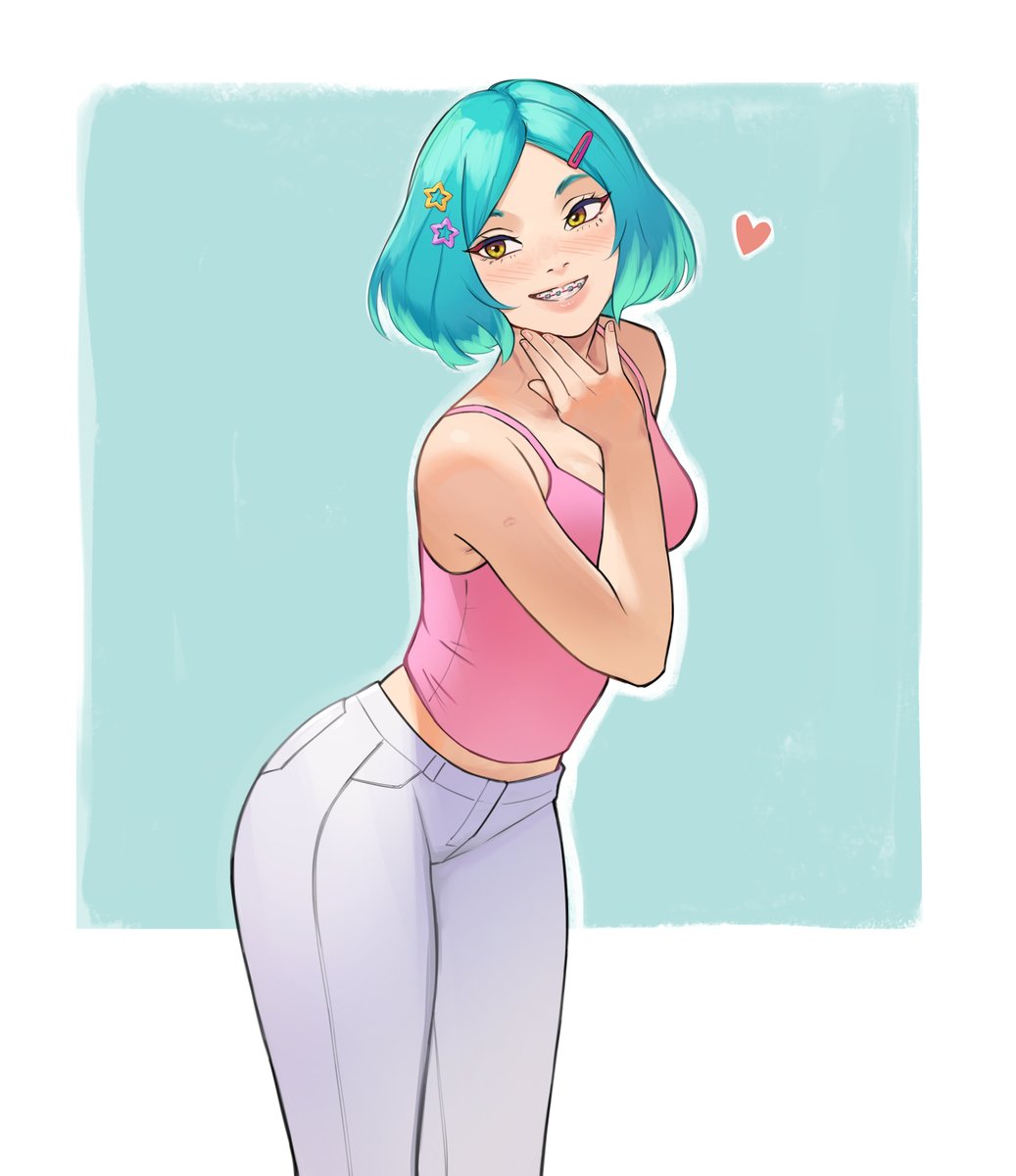 Cawfield04's tweet image. Cyan (my oc)