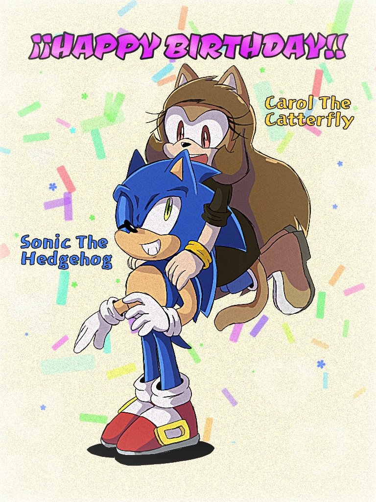 jsjs_carol's tweet photo. VIVA EL CUMPLEAÑEROO!! 🦔🎂
#Sonic34th #SonicTheHedeghog #friends #happybirthday #fanart https://t.co/VYKVP1rTJR