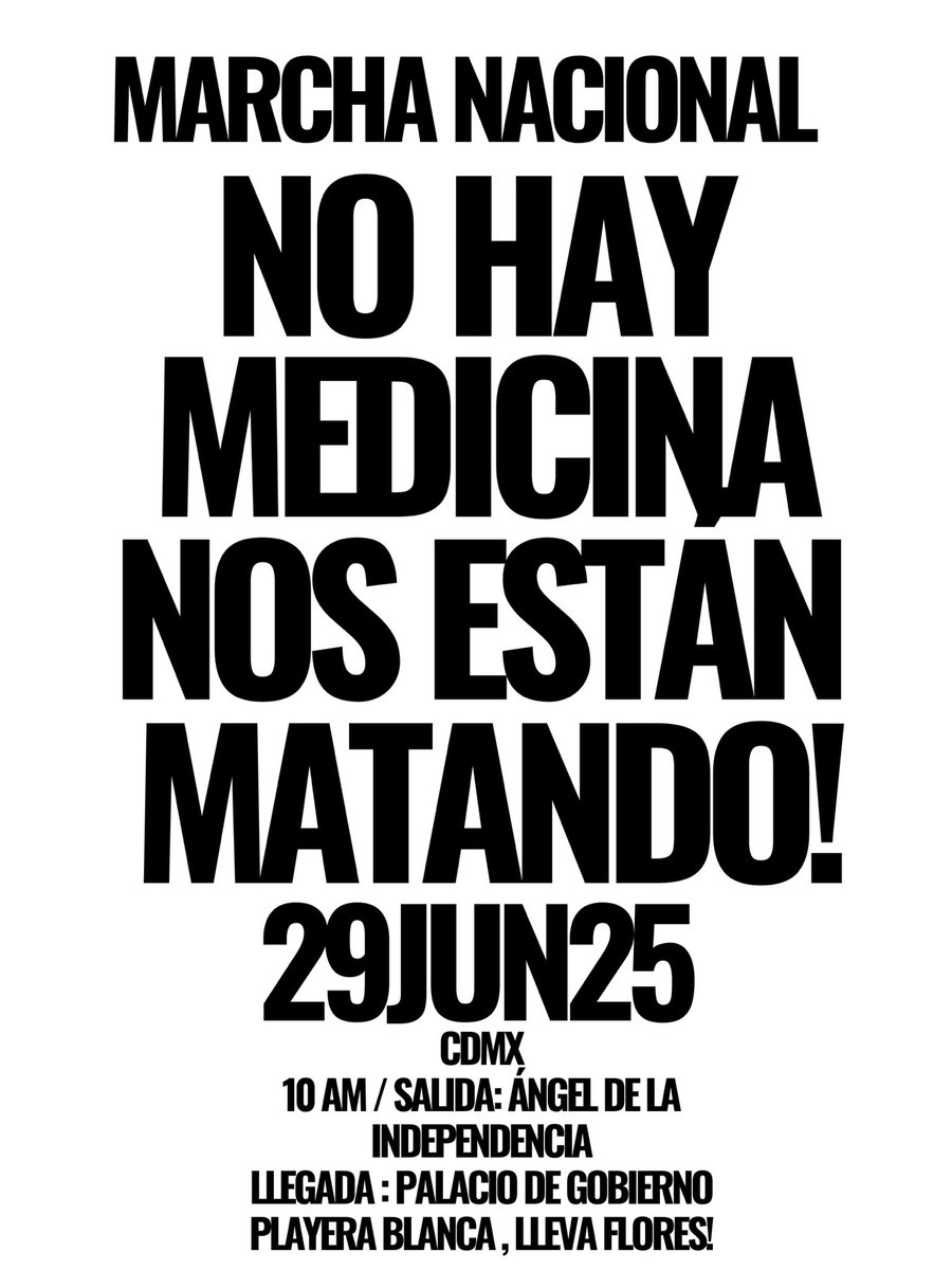 Marchemos #CDMX basta de promesas que cobran vidas todos los días! 
Alto al #Genocidio <a href="/Aviond_suenosAC/">El avión de los sueños A.C</a>