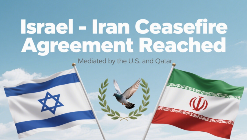 Israel-Iran Ceasefire Reached Through U.S.-Qatar Mediation
A diplomatic breakthrough has been achieved as Israel and Iran agreed to a ceasefire following intense mediation by Qatar and the United States, according to ChainCatcher.
Key Developments:
Iran sent assurances via Qatar