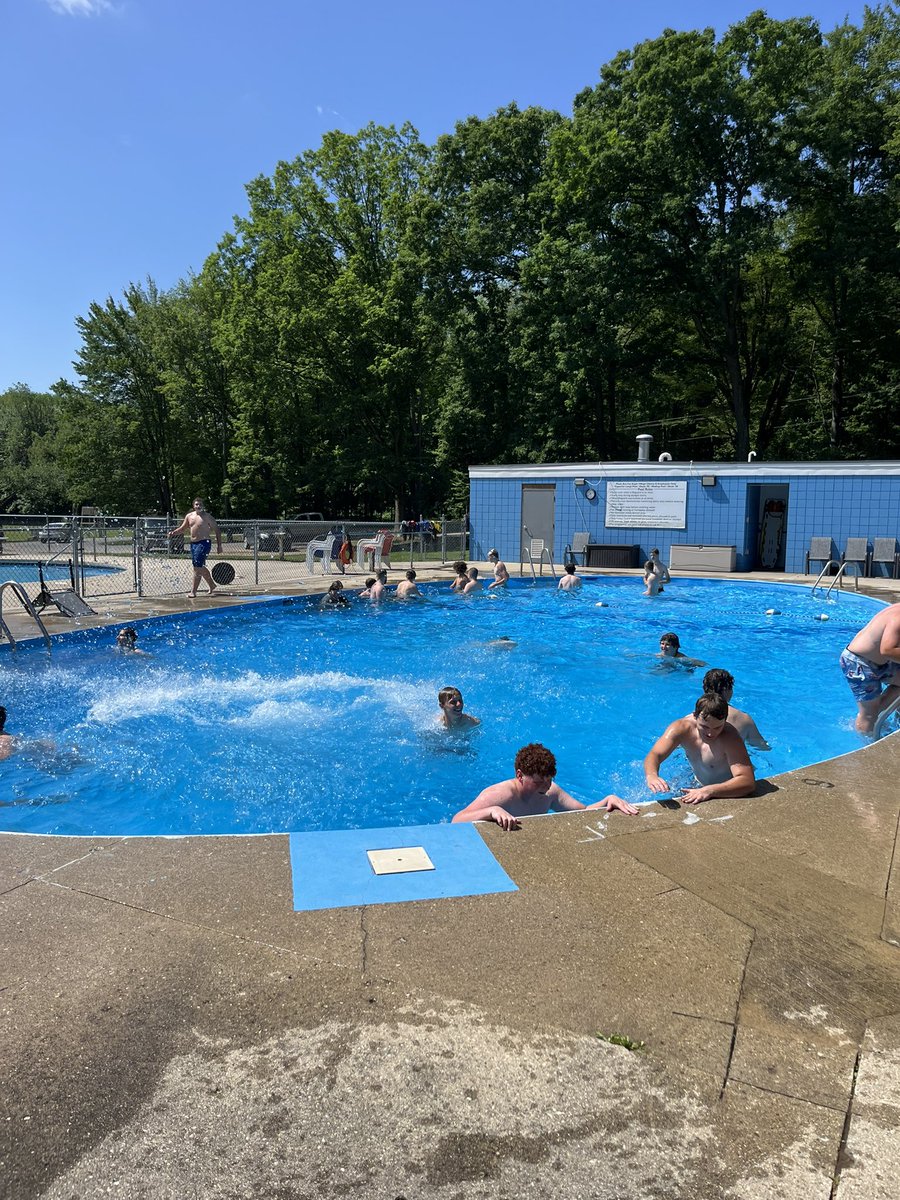 Community Service and Team Building activities today at Eagle Village was a huge success! Few hours of work, quick swim in the pool, lunch, and team building skills. Thanks to <a href="/EagleVillageMI/">EagleVillageMI</a> for hosting us to all the staff that helped us have a very successful day.