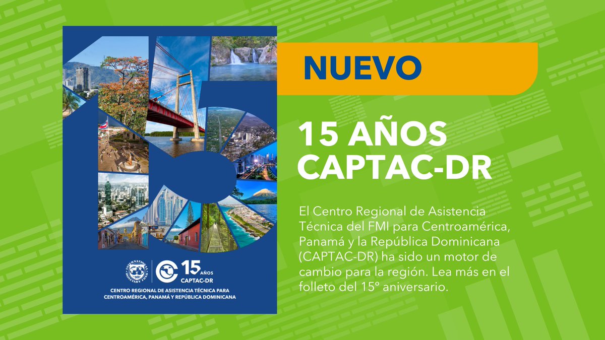 NUEVO ➡️ Descubre el recorrido del Centro Regional de Asistencia Técnica del FMI para Centroamérica, Panamá y la República Dominicana (CAPTAC-DR) en su folleto conmemorativo por el 15.º aniversario ⬇️ captac-dr.org/content/dam/CA…