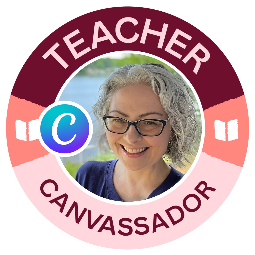 LemanskyRachel's tweet image. Did I forget to mention that I am now officially a #Canvassador ? 🤭 So happy to be a part of this community. #CanvaLove @CanvaEdu @canva