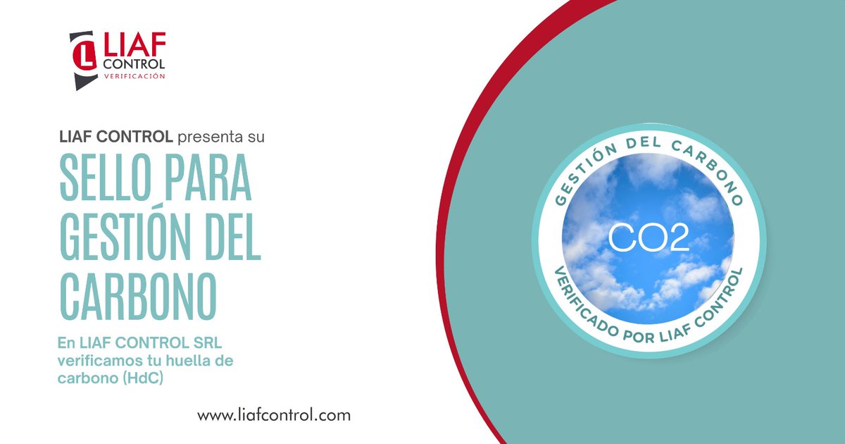 .<a href="/liafcontrol/">LIAF CONTROL</a> anunció su nuevo esquema de #verificación de la #HuelladeCarbono. 

Así, los clientes conocerán el nivel de emisiones generadas en sus procesos y la cantidad necesaria para reducir a fin de convertir a la empresa neutra en carbono. Lea más: bit.ly/4kRuVM7