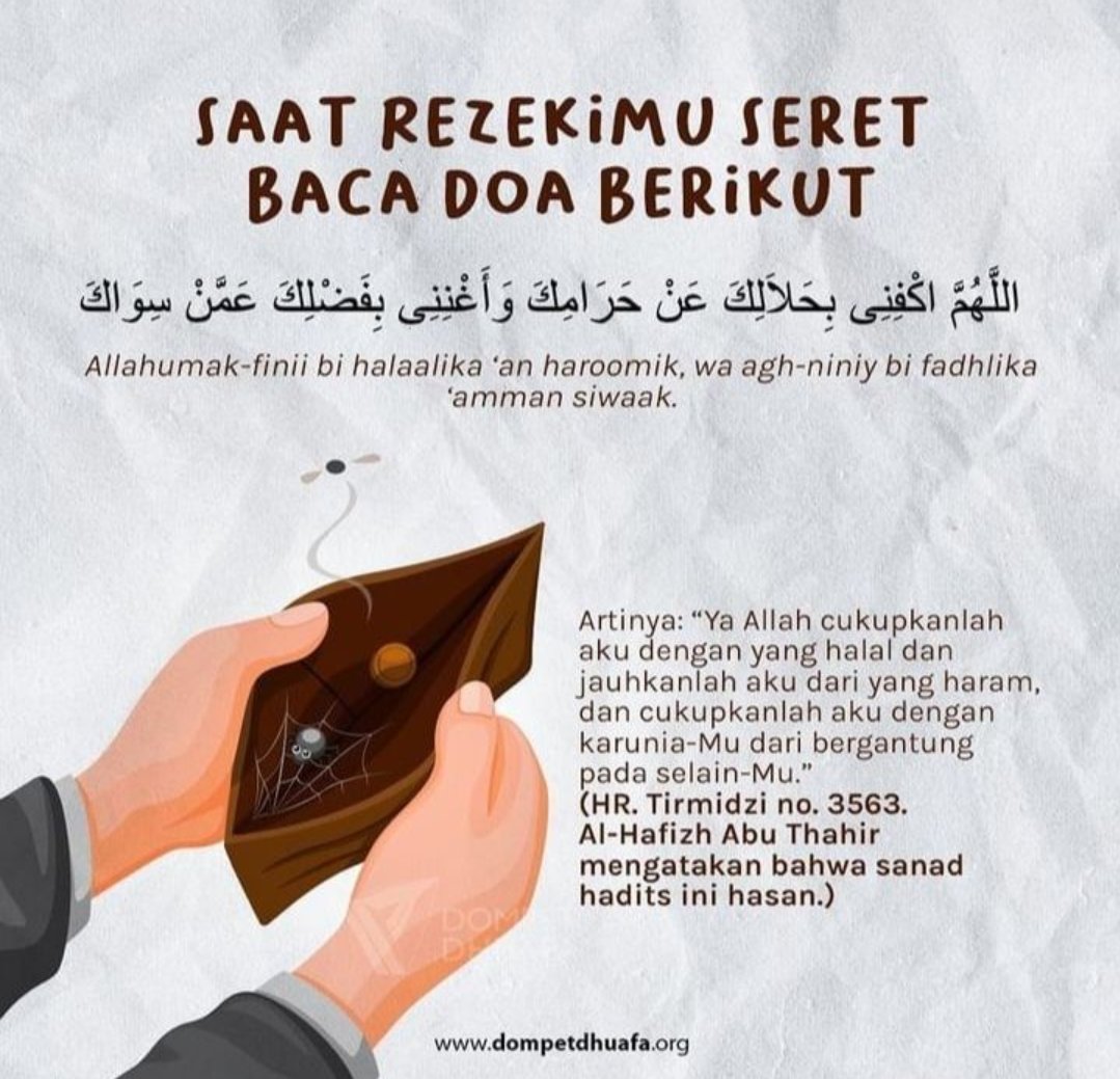 DiaraFathiya's tweet image. Saat rezekimu seret,baca doa berikut 🤲