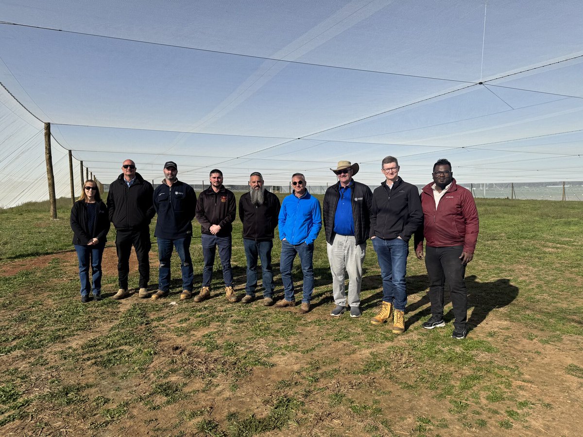 🌿🌾The final inspections of the new 3.6ha bird protection structure at the University of Sydney Westwood farm took place last week in Camden. This addition will create security from wildlife damage for high value winter cereals and greatly benefit research of the ACRCP 🌾🌿