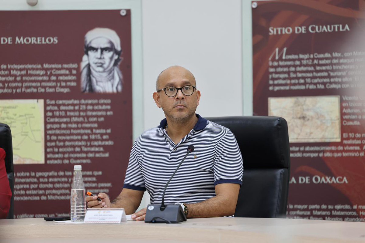 Dando continuidad a los trabajos emprendidos desde el primer momento ante el paso del huracán #Erick por parte del Gobierno que dirige nuestra Gobernadora, la Mtra. <a href="/EvelynSalgadoP/">Evelyn Salgado Pineda</a>, asistí a la reunión de gabinete que permanece #EnTerritorio, para dar atención a las afectaciones