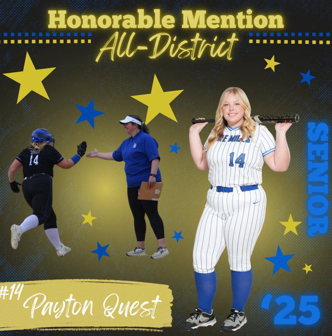 Lake Mills Softball (@lcatsoftball) on Twitter photo Congratulations to senior, Payton Quest, on receiving Honorable Mention All-District! You had an amazing season and we are so proud of you! <a href="/QuestPayton28/">Payton Quest</a> Congratulations to senior, Payton Quest, on receiving Honorable Mention All-District! You had an amazing season and we are so proud of you! <a href="/QuestPayton28/">Payton Quest</a>