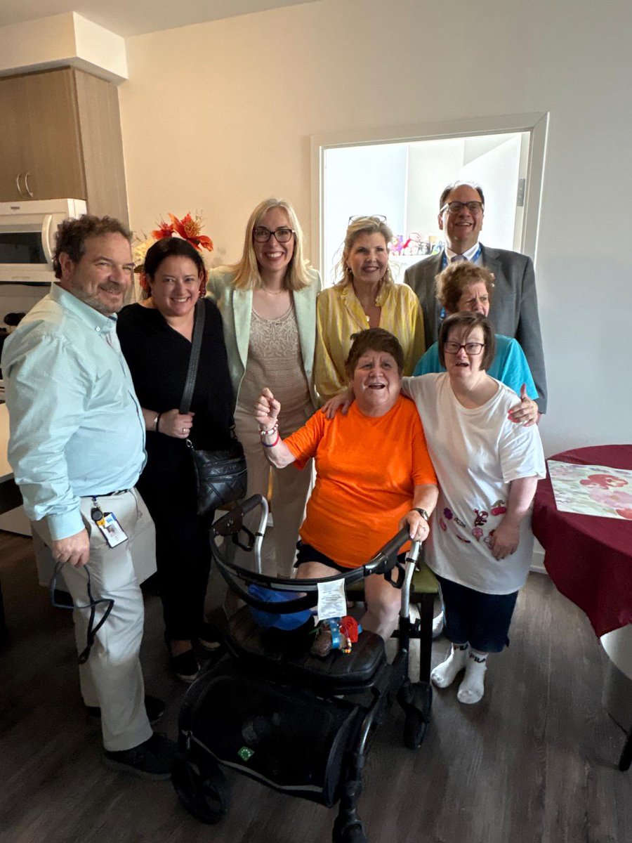 The Lou Fruitman Reena Residence is a place built on compassion, dignity, and belonging. Incredible to meet some of their residents and see first-hand the work Reena is doing to tackle the housing gap for people with developmental disabilities.