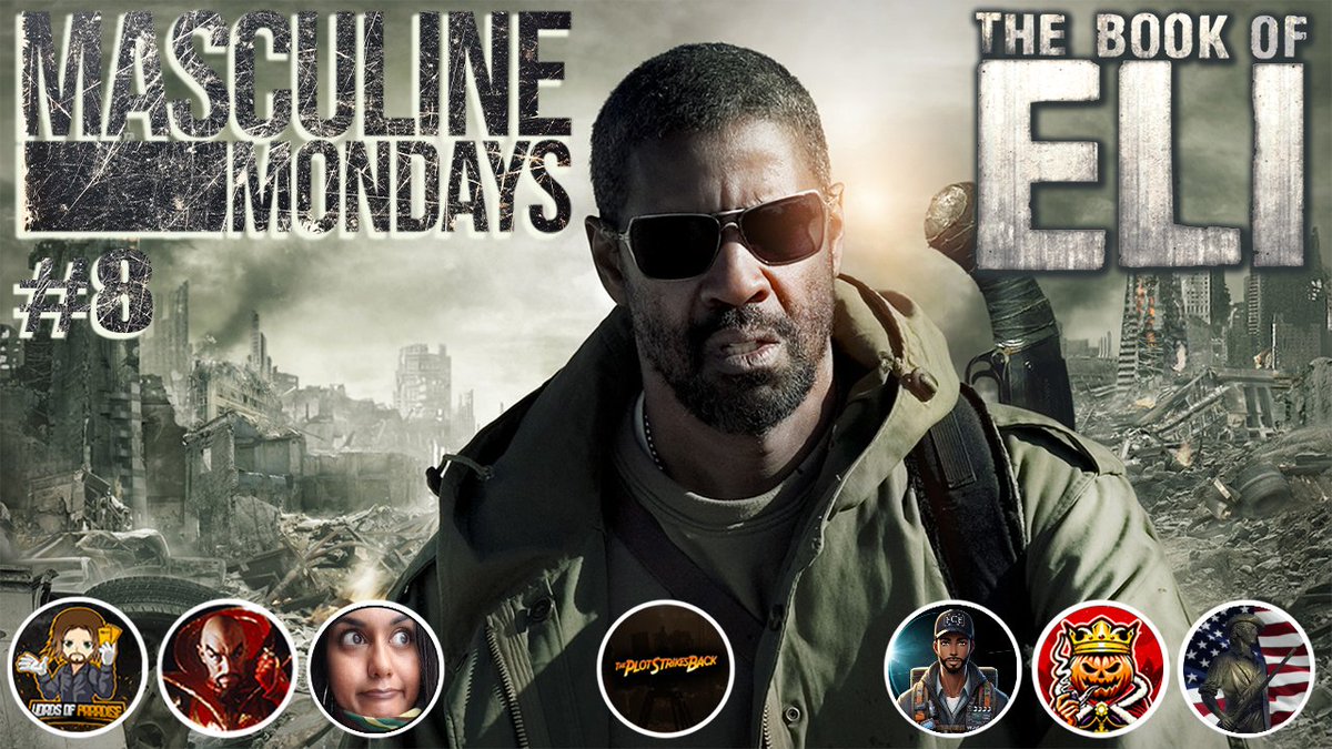 The Plot Strikes Back (@plotstrikesback) on Twitter photo Tune in for Episode #8 of Masculine Monday as we venture into "The Book of Eli" - join up with us! <a href="/EmperorGoodwin/">Emperor Jay Goodwin</a> <a href="/FCExplained/">FilmComicsExplained</a> <a href="/Isaac556x45/">Isaac556x45</a> <a href="/TheGourdKing/">The Gourd King</a> <a href="/VexElectronica/">Vex Electronica</a> <a href="/BoltTheWord/">Words Of Paradise</a>
🔗: youtube.com/live/yqOFwuNHN… Tune in for Episode #8 of Masculine Monday as we venture into "The Book of Eli" - join up with us! <a href="/EmperorGoodwin/">Emperor Jay Goodwin</a> <a href="/FCExplained/">FilmComicsExplained</a> <a href="/Isaac556x45/">Isaac556x45</a> <a href="/TheGourdKing/">The Gourd King</a> <a href="/VexElectronica/">Vex Electronica</a> <a href="/BoltTheWord/">Words Of Paradise</a>
🔗: youtube.com/live/yqOFwuNHN…