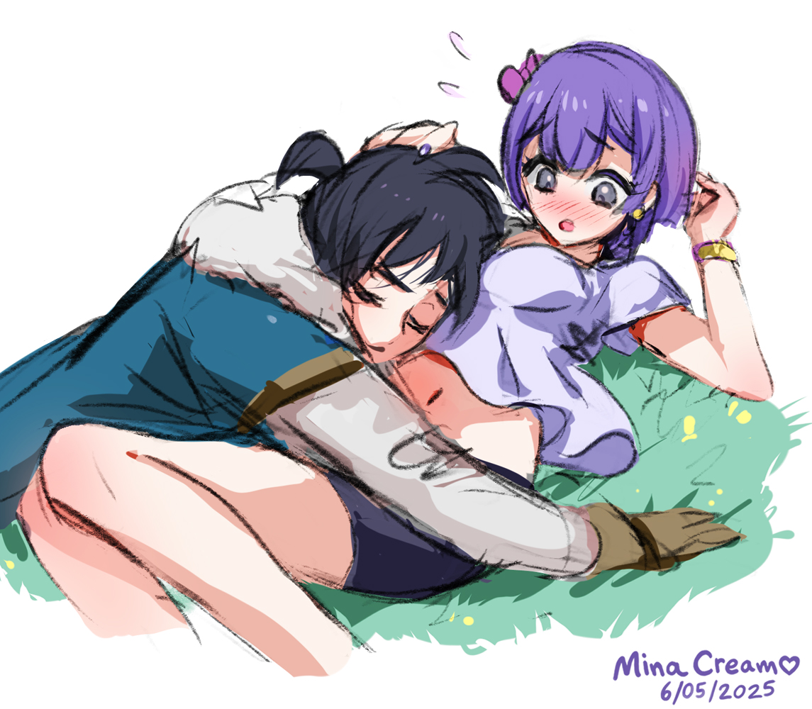 Quick sketch of Bernadetta and Felix from FE3H