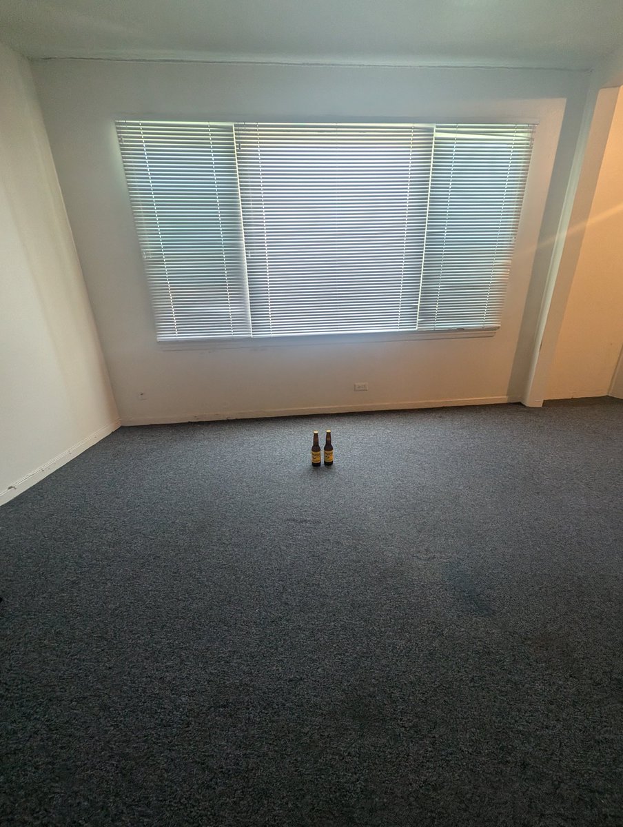 just moved in, ready for anything