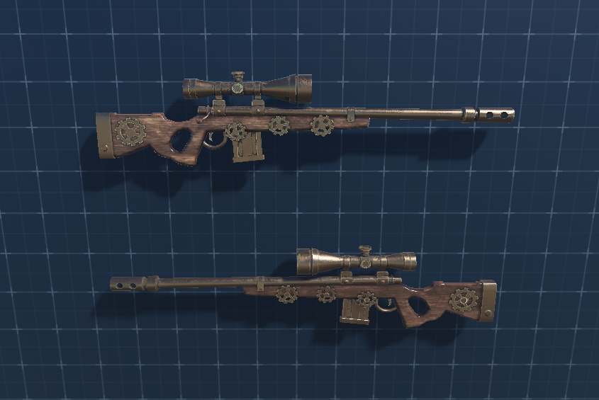 steampunk sniper #roblox #robloxdev #modeler #robloxmodeler #blender