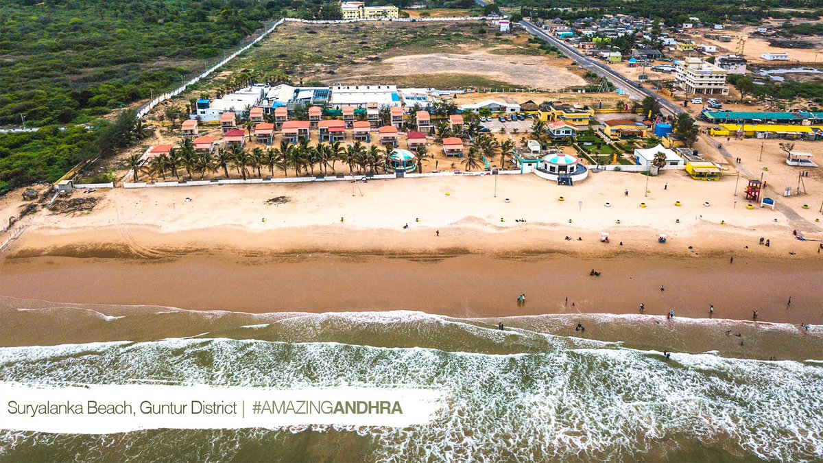 Suryalanka Beach will undergo a ₹98 crore upgrade under the Swadesh Darshan 2.0 initiative, featuring 

Blue Flag compliance, eco-resorts, food courts, improved sanitation, play areas, and connectivity to Poguru mangroves 

As part of Andhra Pradesh's Swarnandhra 2047 vision.