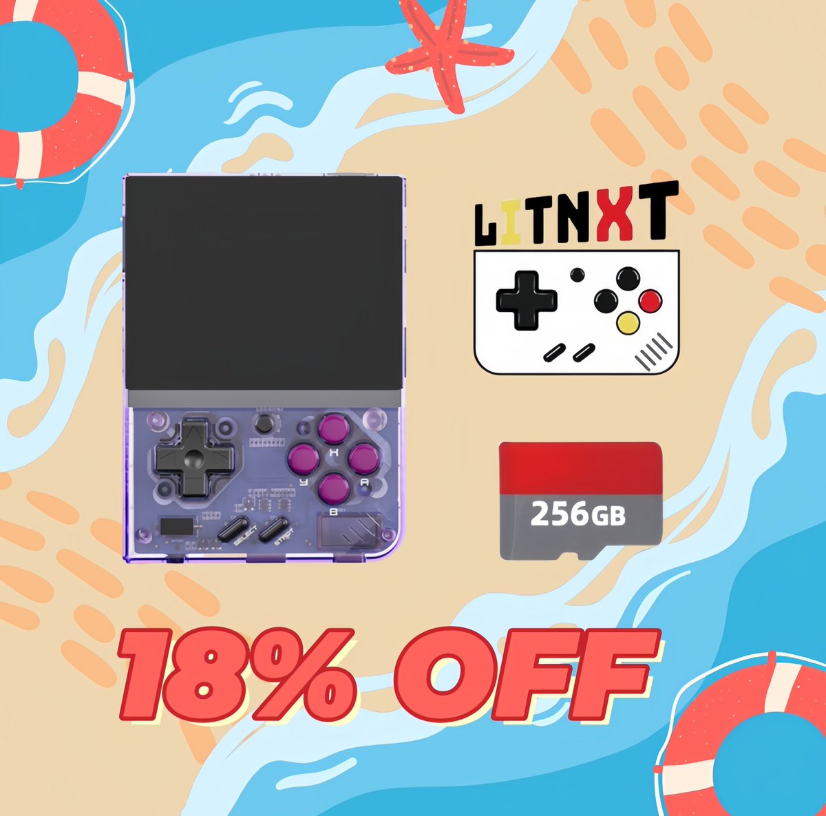 LITNXTCREATOR's tweet photo. Kick back on a beach chair, sip something cold, and dive into some retro fun! ๐ด
Enjoy 15% off with code *Summer15*
Let's play!๐
#litnxt #litnxtcreator #litnxt_official #retrogamingconsole #summersale #holiday #retrohandheld #handheldgaming #trendgame #handheldenthusiasts https://t.co/NOrpL6XxHH