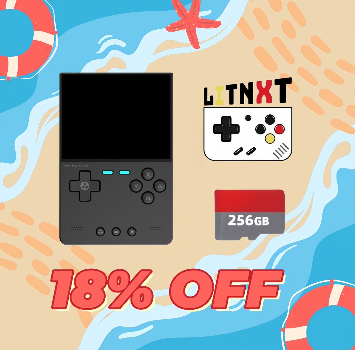 LITNXTCREATOR's tweet photo. Kick back on a beach chair, sip something cold, and dive into some retro fun! ๐ด
Enjoy 15% off with code *Summer15*
Let's play!๐
#litnxt #litnxtcreator #litnxt_official #retrogamingconsole #summersale #holiday #retrohandheld #handheldgaming #trendgame #handheldenthusiasts https://t.co/NOrpL6XxHH