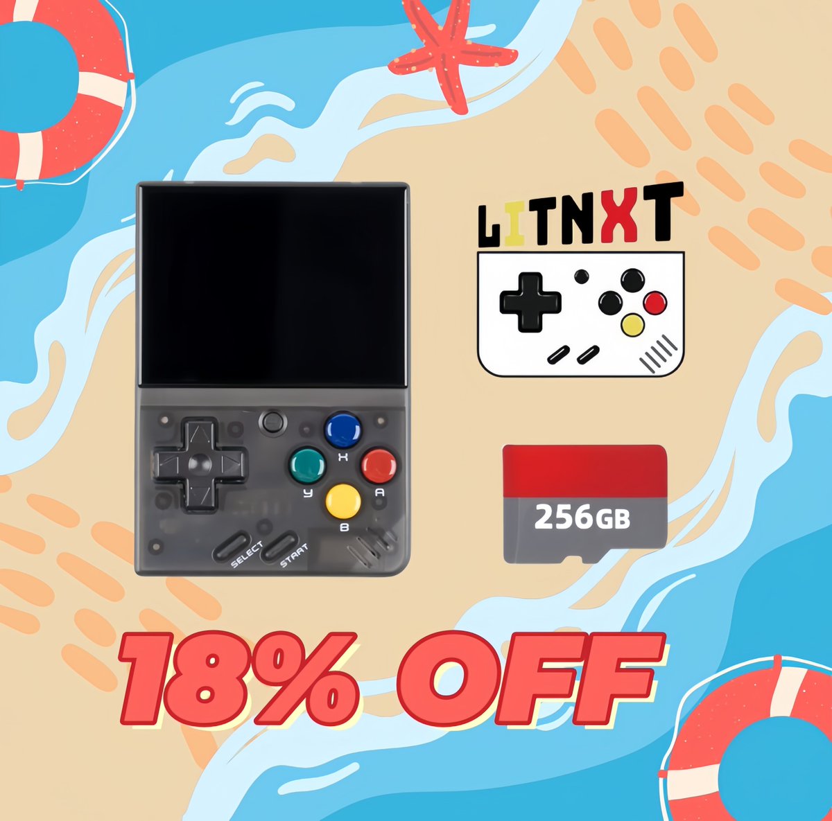 LITNXTCREATOR's tweet photo. Kick back on a beach chair, sip something cold, and dive into some retro fun! ๐ด
Enjoy 15% off with code *Summer15*
Let's play!๐
#litnxt #litnxtcreator #litnxt_official #retrogamingconsole #summersale #holiday #retrohandheld #handheldgaming #trendgame #handheldenthusiasts https://t.co/NOrpL6XxHH