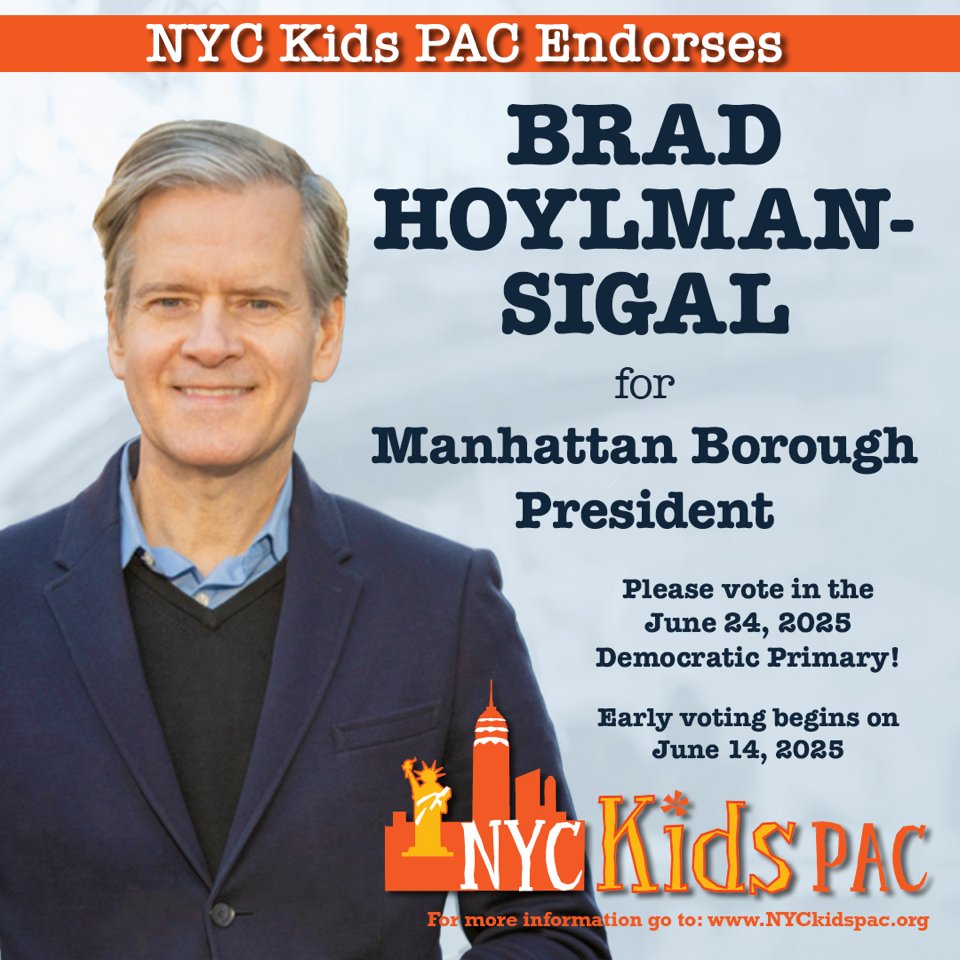 Vote for <a href="/bradhoylman/">Brad Hoylman-Sigal 🌈🥯</a> - the progressive choice.  He's been a great State Senator - he'll be a great Manhattan BP as well.