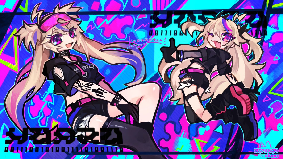 【skeb】kyuuonさんから！イラストのほうのご依頼！おとどけです～！🎸
skeb.jp/@nkmn/works/105 #Skeb #Commission #nkmnart