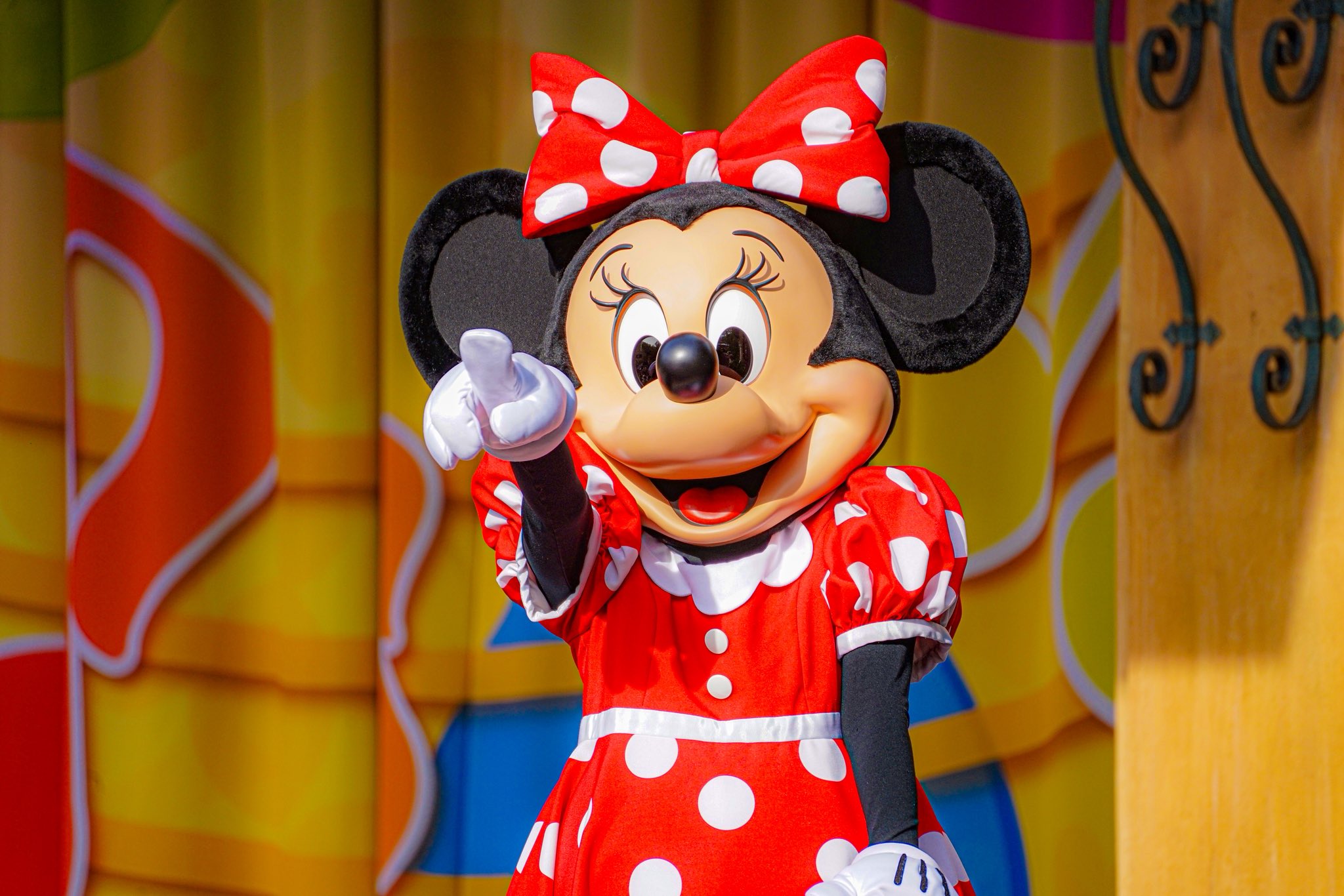 ディズニー好き♡ 投げちゅー飛んできて幸せすぎた😭💓💓💓 大好きいぃぃい