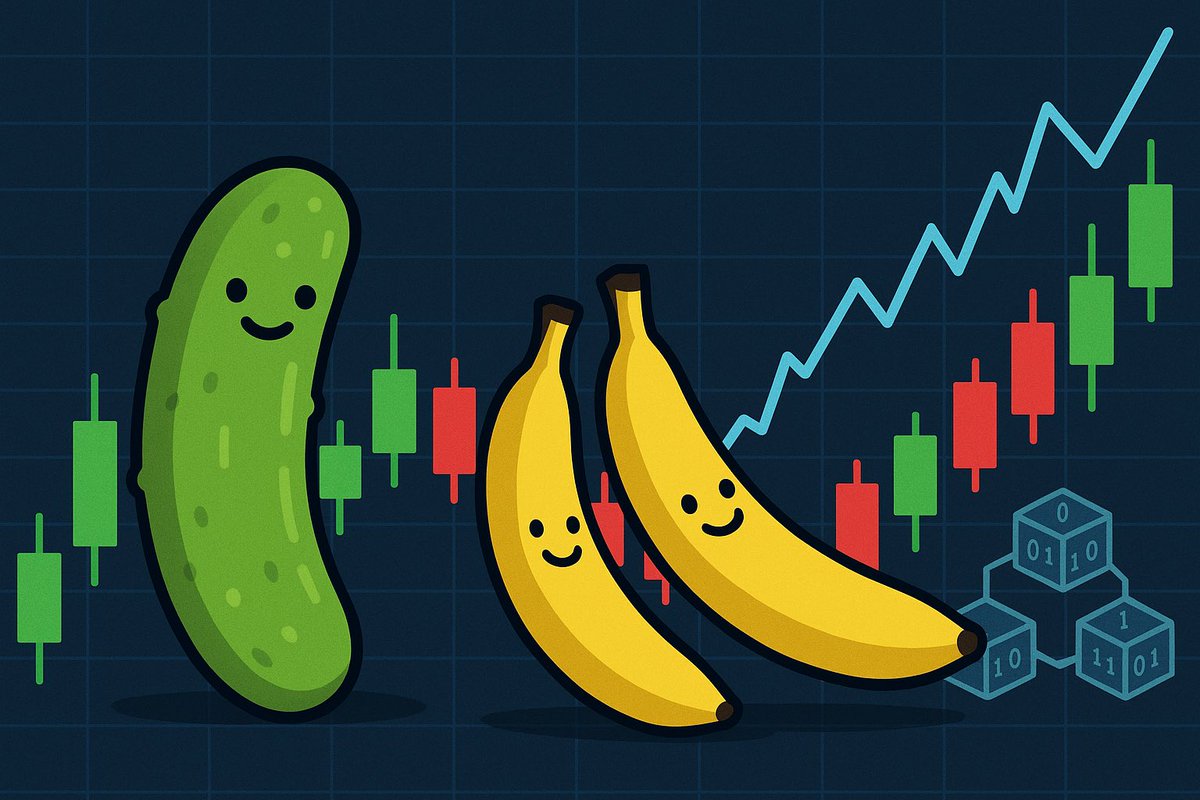 EmtlspprtPickle's tweet image. ESP volume just went full turbo 🍌💥🥒

A rogue banana slipped into the LP…
Next thing you know, the Pickle’s pumpin’ and the charts look like fruit salad.

Devs didn’t see it coming.
Degens? Thriving. @BananaS31_bsc 

#ESP #PicklePilled #BananaBoost #MemeCoinMadness