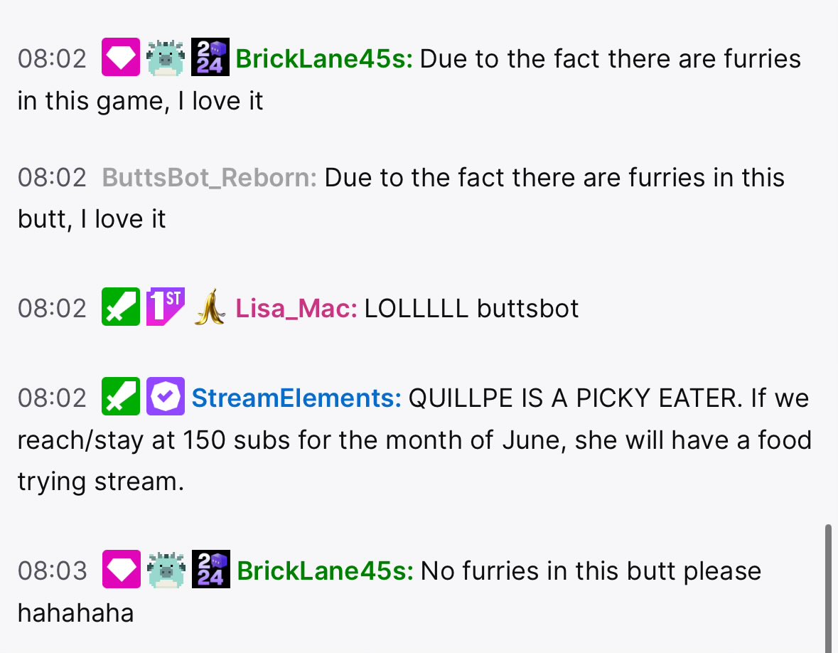 Buttsbot_Reborn's tweet image. Butt, Where else are we gonna put them???

#twitch