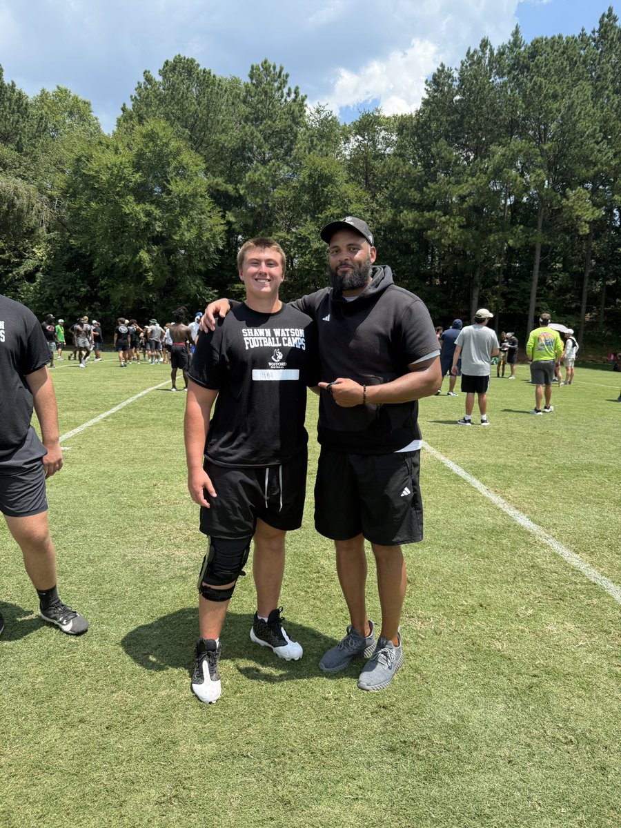 CadeSpenc14's tweet image. Thank you for the invite @Coach_Doolittle and thank you to @Cwoods75 for the coaching. Had a great time and looking forward to going to Gibbs Stadium and watching the Terriers this fall.