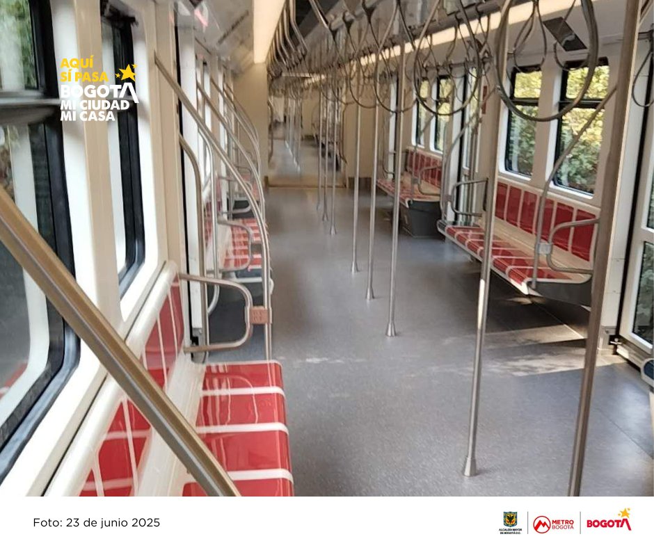 En la segunda semana de julio 🗓️, el primer tren de la Línea 1 del Metro de Bogotá #L1MB 🚝 saldrá desde el puerto de Qingdao, China 🇨🇳, hacia el puerto de Cartagena, en Colombia 🇨🇴. Esperamos recibirlo en el mes de septiembre 🥳.
#ElMetroAvanza porque #AquíSíPasa 💪