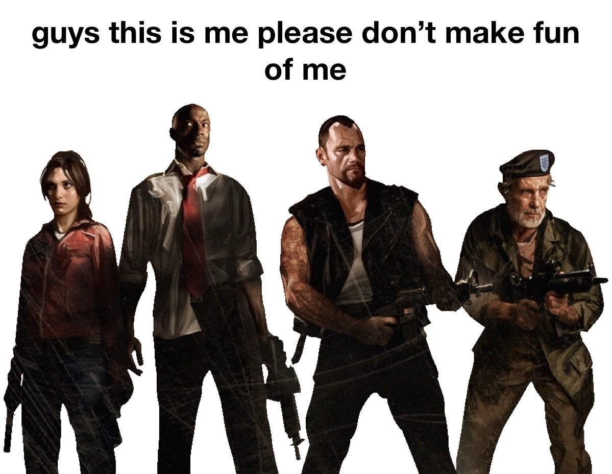 I lov Bill and l4d1 characters