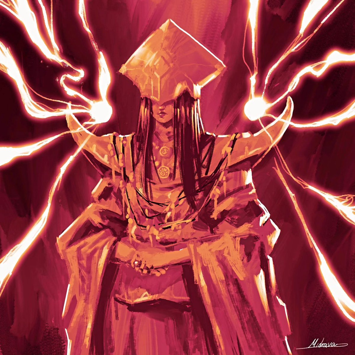 High Oracle of Zanthir. 👁
#digitalart #mtg #dnd5e #procreate #daggerheart #ttrpg